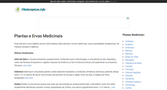 Desktop Screenshot of fitoterapicos.info